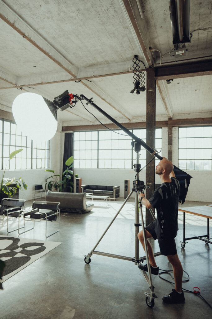 On set