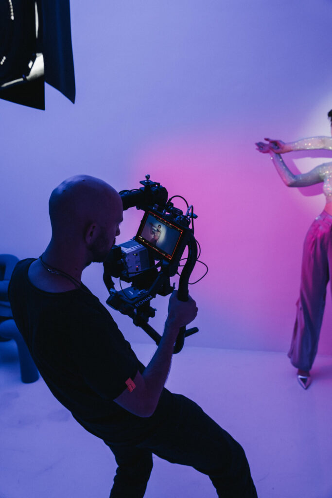On set